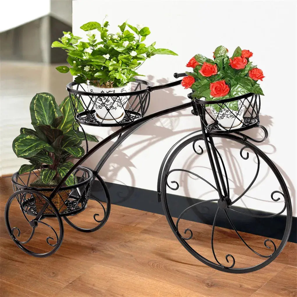 Unique 3-Tier Bicycle Plant Stand  