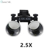 Dental Loupes Accessories 2.5X 3.5X Coated Optical Lens With Clip Magnifying Glass Galilean Binocular Dental Magnifier HYG Dental Store