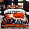 Kids Basketball Duvet Cover Set 3D King Queen Size Cool Sport Theme for Kids Children Teens Ball Gaming Polyester Bedding Set  