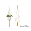 Gardening Macrame Plant shelves Hanging Basket Outdoor Hanger Rope Cotton Linen Flower pot NetCourtyard Wall Hanging Decor  