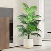 90-180cm Large Fake Palm Tree Artificial Tropical Plants Plastic Monstera Leaves Big OliveTree Foliage for Home Garden Decor  