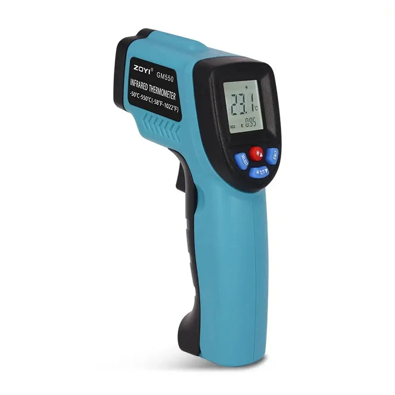 Digital Infrared Thermometer Laser Temperature Meter Non-contact Pyrometer Imager Hygrometer IR Termometro Color LCD Light Alarm SNAKOL Global Store