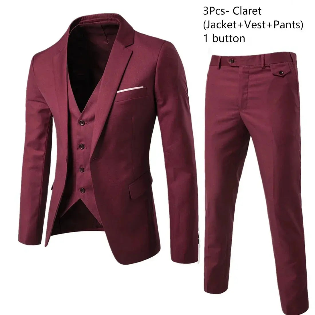 Suits Wedding For Men Blazers Set Elegant  3 Pieces Business Luxury  Formal Vest Pants Full Coats 2023 Jackets Free Shipping ZHUOLIN Suit Store  EBOYGIFTS