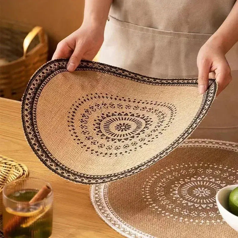 Round Placemat Table Non-Slip ZMXUNQ Global Store