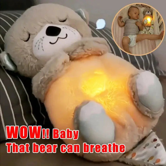 Breathing Buddy Baby Soothing Otter Plush Doll  