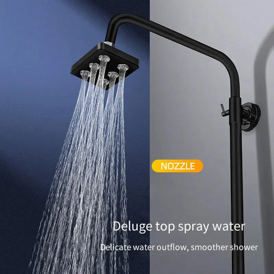 High Pressure Mini Rainshower Magic Water Flow Rainfall Shower Head Water- saving Shower Bathroom Accessories Showerhead  