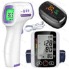 Digital Arm Blood Pressure Test Kit Cuff Sensor Monitor BP Automatic Pressure Tonometer Tensiometer Heart Rate Pulse Meter  