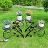 2PCS Classic Tall Plant Stand Art Flower Pot Holder Rack Planter Outdoor Indoor Patio  