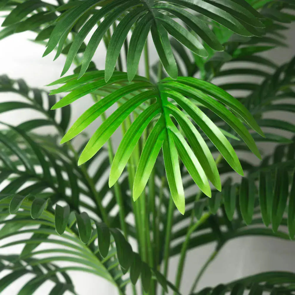 90-180cm Large Fake Palm Tree Artificial Tropical Plants Plastic Monstera Leaves Big OliveTree Foliage for Home Garden Decor  