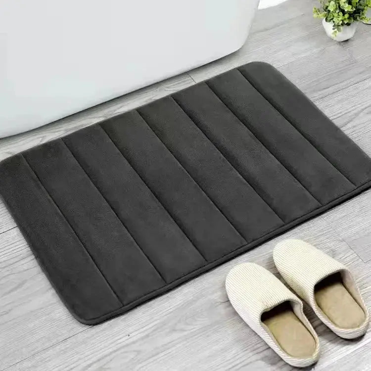 Home Bath Mat Super Absorbent Bathroom Carpets Rugs Soft Memory Foam Floor Bedroom Toilet Floor Shower Rug Home Decor  