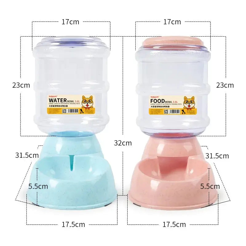 Dog Automatic Feeders Plastic Water Bottle Cat Bowl Feeding and Drinking Dog Water Dispenser Pet Feeding Bowl Pet Supplies Shop1102892222 Store  EBOYGIFTS