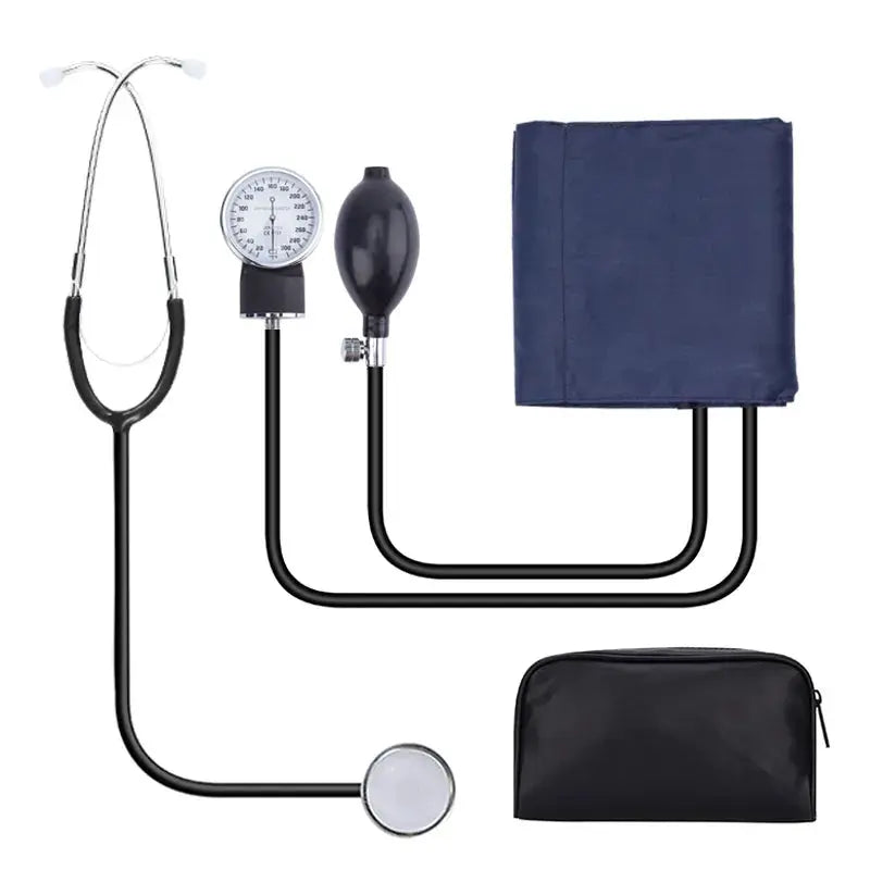 Manual Blood Pressure Monitor Diastolic Sphygmomanometer Medical Doctor Stethoscope Sphygmomanometer Cuff Home Health Monitor XceeFit Official Store