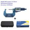 0.001 mm Electronic Outside Micrometer 0-25 mm With Extra Large LCD Screen Digital Micrometer Electronic Digital Caliper Gauge Shahe Official Store  EBOYGIFTS