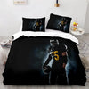 American Football Duvet Cover Set 3D Sports Rugby Player Polyester Comforter Cover for Men Teens Boy Kid Bedding Set King Queen  