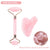 Facial Beauty Massage Roller Body Rose Gua Sha Love Heart-Shaped Double-Headed Natural Jade Relaxing Slimming Face Portable CXXW4D Store