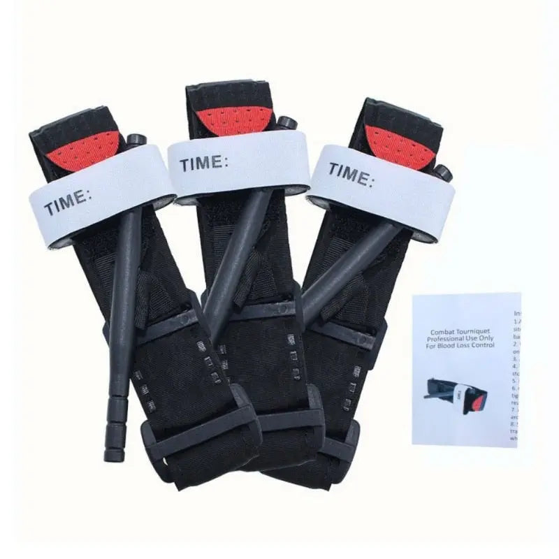 Red Tip Military Style Medical EmergencyTourniquet Kit WuGan Store