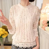 Women Long Sleeve Chiffon Lace Blouse Spring Autumn Elegant New Tops - EBOYGIFTS LLC women AttireWomen Long Sleeve Chiffon Lace Blouse Spring Autumn Elegant New Tops