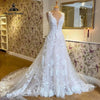 2023 Robe Mariee Sleeveless V Neck Wedding Dress