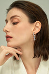 Adored Be The One Moissanite Drop Earrings  