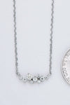 Adored Get A Move On Moissanite Pendant Chain Necklace  