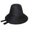 MEG Jute Straw Hat In Black  