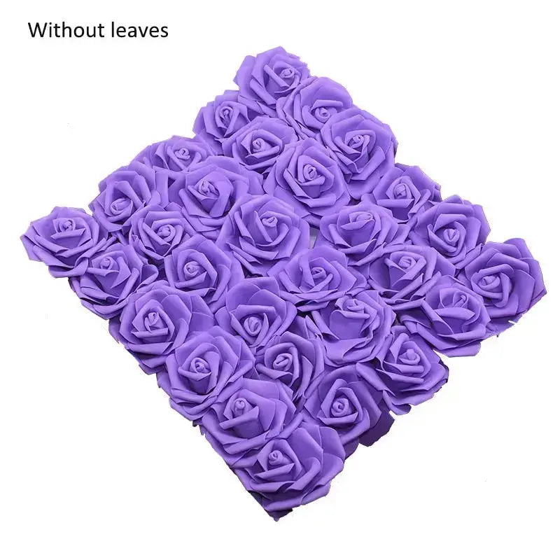 echo-friendly 10/20/30 Heads 8CM Artificial PE Foam Rose Flowers