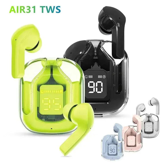 A31 Earbuds Wireless Earbuds Bluetooth 100% Original Touch Control with Charging Case and LED Digital Display  
