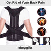 Adjustable Back Shoulder Posture Corrector Belt Clavicle Spine Support Reshape Your Body Upper and Lower Back Pain Relief Brace