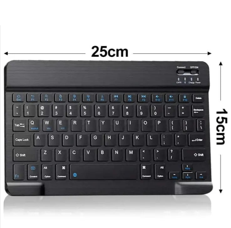 Mini Bluetooth Keyboard for Phone & Tablet, Rechargeable, iOS & Android