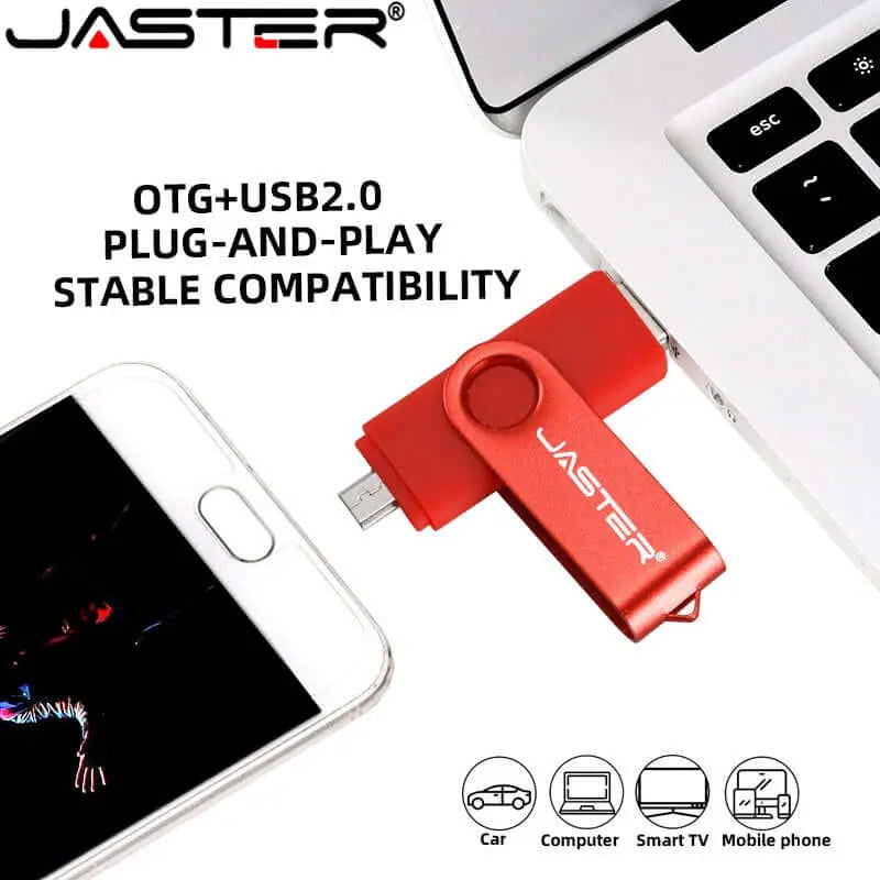 High Speed USB Flash Drive OTG Pen Drive 64gb 32gb USB Stick For Android