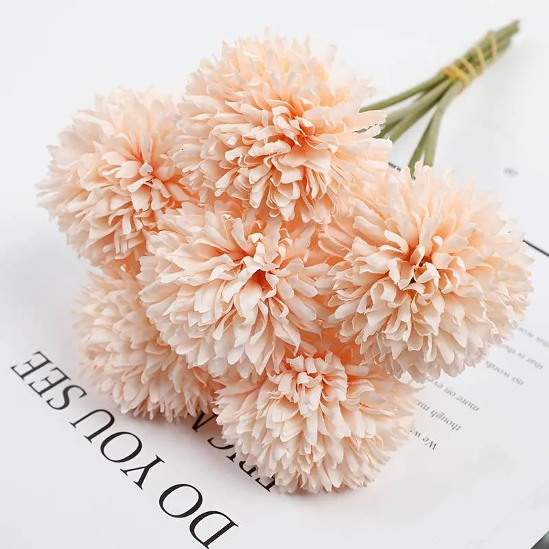 echo-friendly Artificial Silk Kiku Flowers | Fake Chrysanthemum