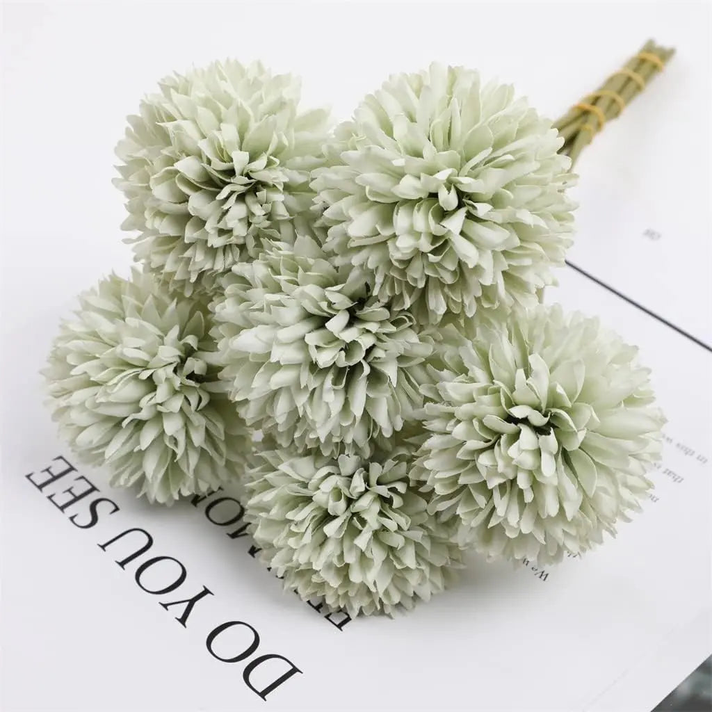 echo-friendly Artificial Silk Kiku Flowers | Fake Chrysanthemum