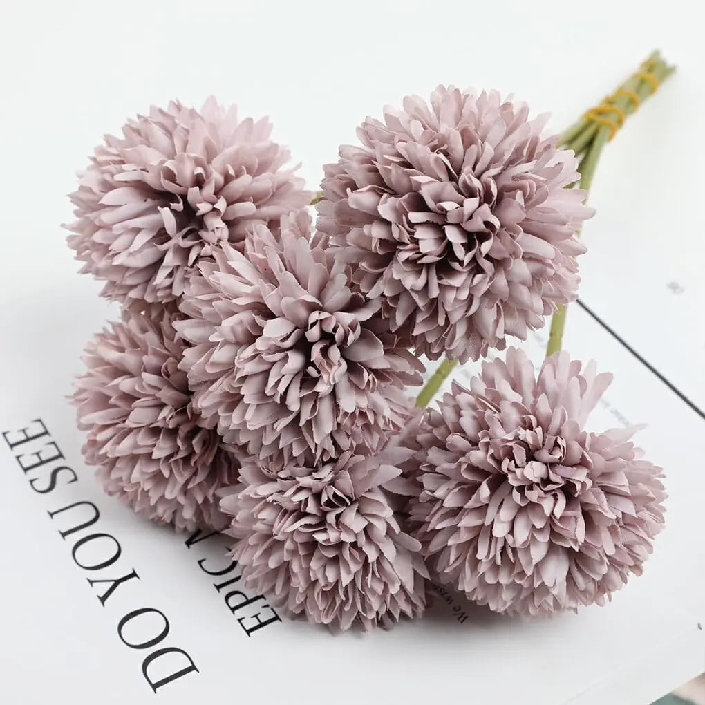 echo-friendly Artificial Silk Kiku Flowers | Fake Chrysanthemum