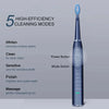 Seago Electric Sonic Toothbrush USB Rechargeable Adult 360 Days Long Battery Life with 4 Replacement Heads Gift SG-575