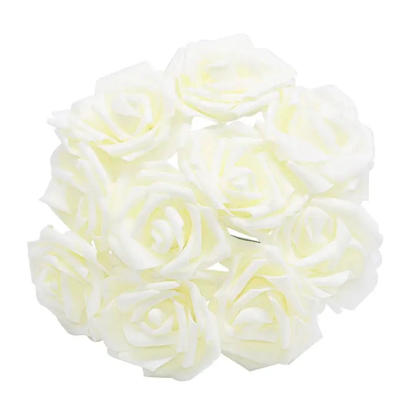 echo-friendly 10/20/30 Heads 8CM Artificial PE Foam Rose Flowers