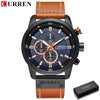 Top Brand Luxury Chronograph Quartz Watches for Men -  Military Army Mens Sports Watches