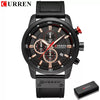 Top Brand Luxury Chronograph Quartz Watches for Men -  Military Army Mens Sports Watches