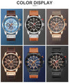 Top Brand Luxury Chronograph Quartz Watches for Men -  Military Army Mens Sports Watches