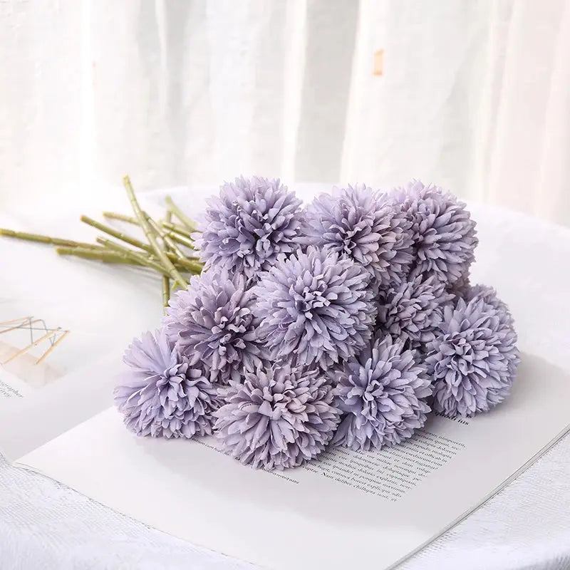 echo-friendly Artificial Silk Kiku Flowers | Fake Chrysanthemum