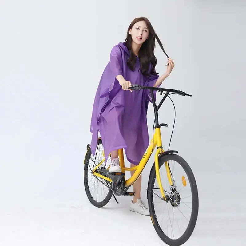 Best Colorful Waterproof Long Raincoat For Women / Men