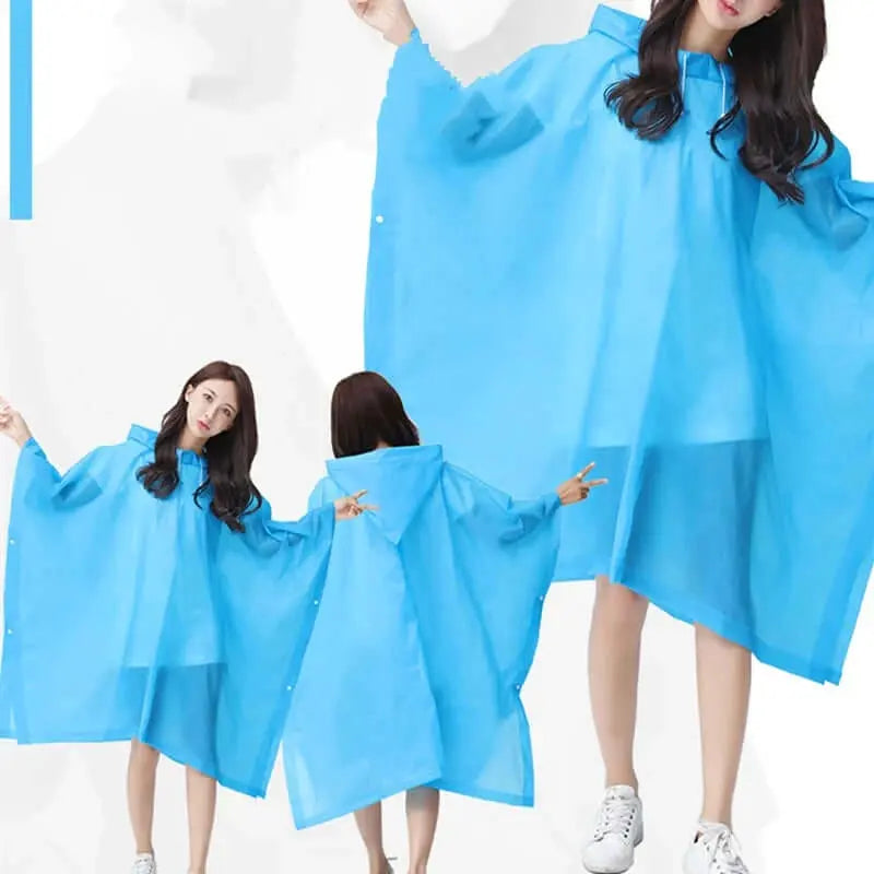 Best Colorful Waterproof Long Raincoat For Women / Men