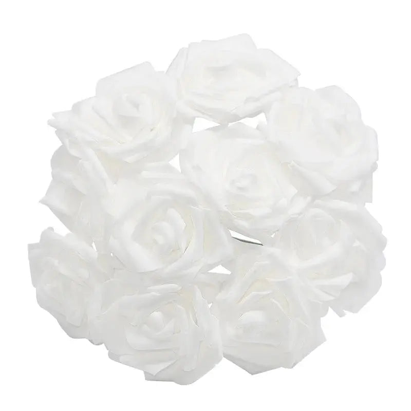 echo-friendly 10/20/30 Heads 8CM Artificial PE Foam Rose Flowers