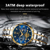 POEDAGAR Luxury Man Wristwatch Waterproof Luminous Chronograph Watch