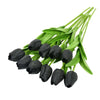 Artificial Tulip Flower Bouquet Stems, 10 Pieces