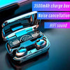 TWS Bluetooth Earphones 3500mAh Charging Box Wireless Headphone Fone Stereo Wireless Headset with Mic Sports Waterproof Earbuds