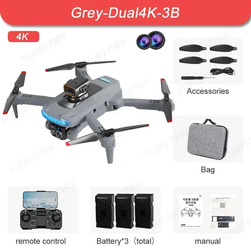 New P15 Mini Drone 4k Profesional 8K HD Camera Obstacle Avoidance