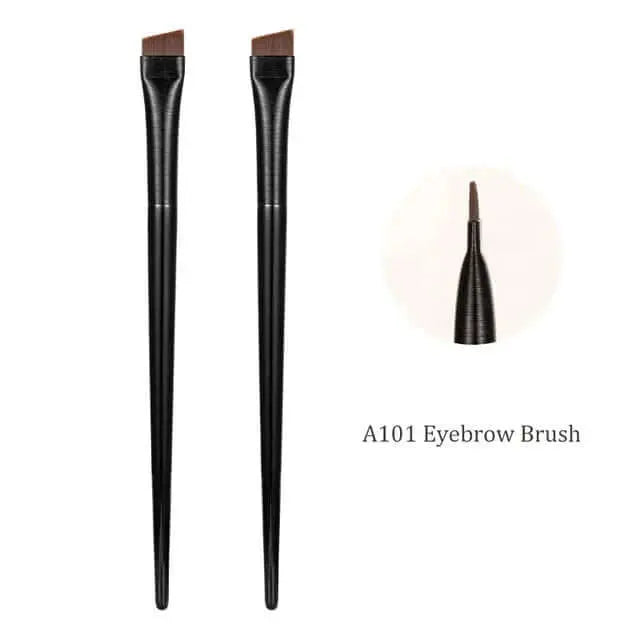 Small Angled Eyebrow Liner Brush: Makeup Beauty Tool