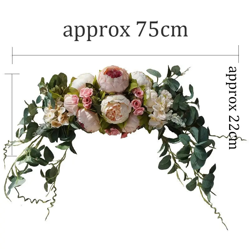 echo-friendly 30-Inch Wedding Artificial Peony Swag for Wall Decor & Centerpieces