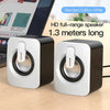 Computer Speakers PC Sound Box HIFI Stereo Microphone USB Wired