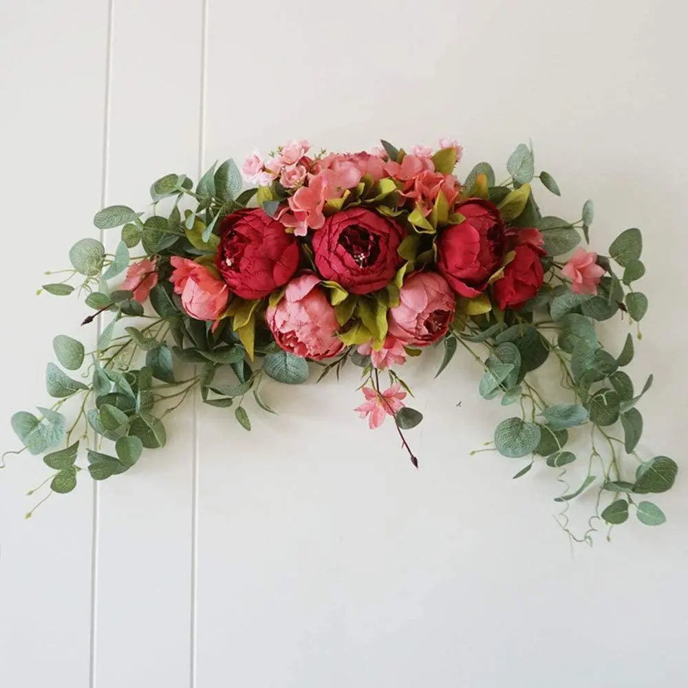 echo-friendly 30-Inch Wedding Artificial Peony Swag for Wall Decor & Centerpieces